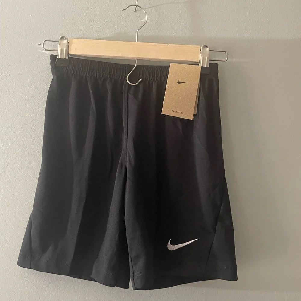 Nike Kids Black Performance Soccer / Football Shorts - Black NWT